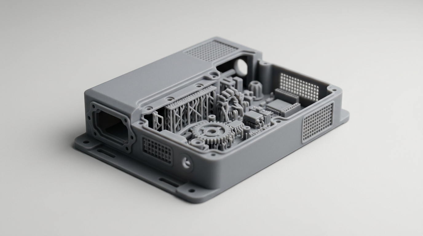 Industrial parts printed with GLUCK's SLA 3D printing. Source: GLUCK