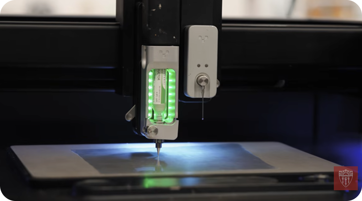 USC Team 3D Prints Custom MRI Sensors. Photo via USC.