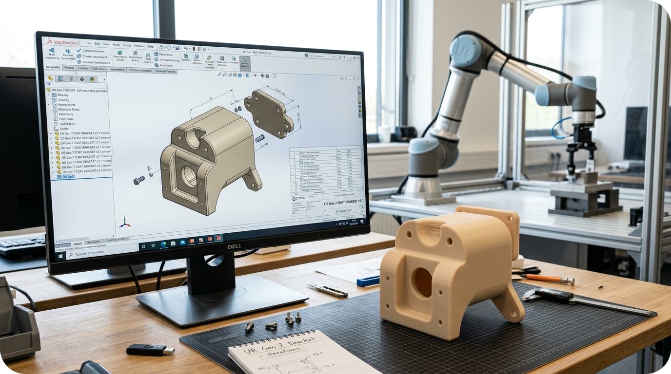 A next-generation cobot platform demonstrated at a manufacturing trade show (AI-generated visual by gemini)
